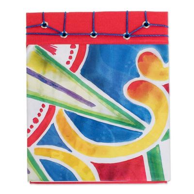 Alternate image for Abstract Colorful Paper Journal from Costa Rica 5.5 inch Colorful Abstraction