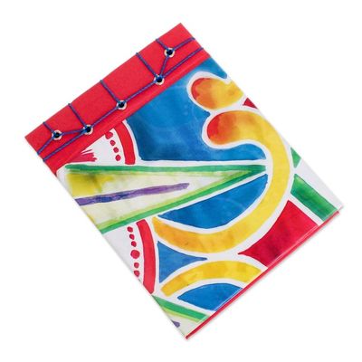 Alternate image for Abstract Colorful Paper Journal from Costa Rica 5.5 inch Colorful Abstraction