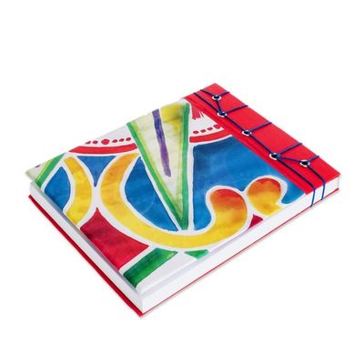 Alternate image for Abstract Colorful Paper Journal from Costa Rica 5.5 inch Colorful Abstraction