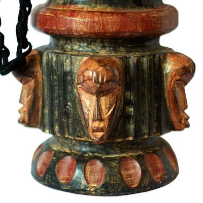 Alternate image for Fair Trade Wood Djembe Drum Think Together