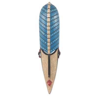 Alternate image for African Handmade Wall Mask of Northern Ghana Maiden Beautiful Northern Maiden