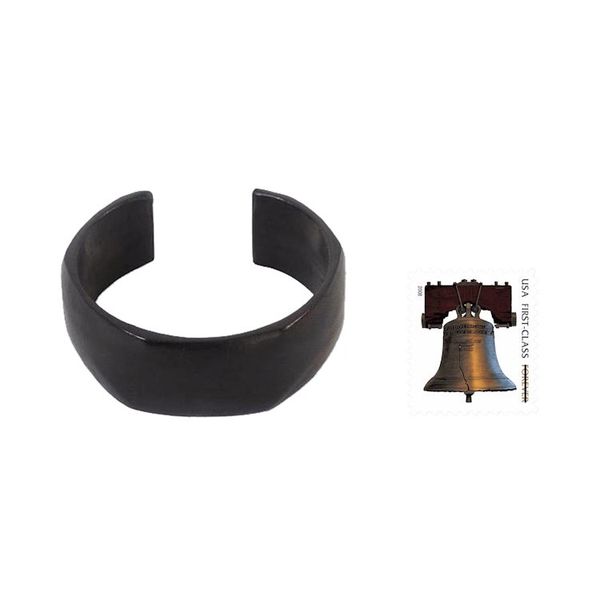 Alternate image for Modern Leather Cuff Bracelet Dasba in Black