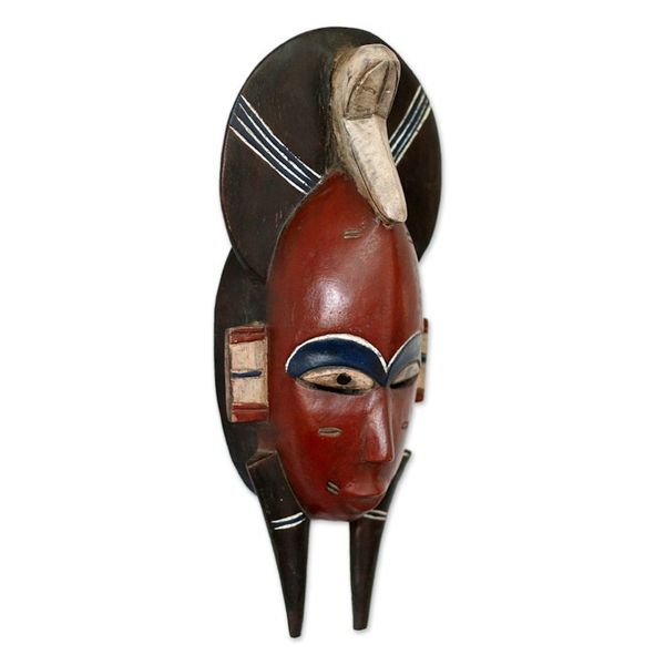 Alternate image for African Wall Mask Senufo Monkey Mask
