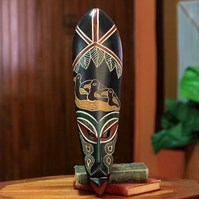 Alternate image for African wood mask Good Mother