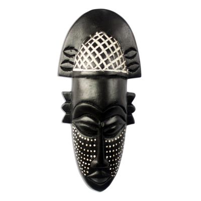 Alternate image for African Handmade Wood Wall Mask Lovely