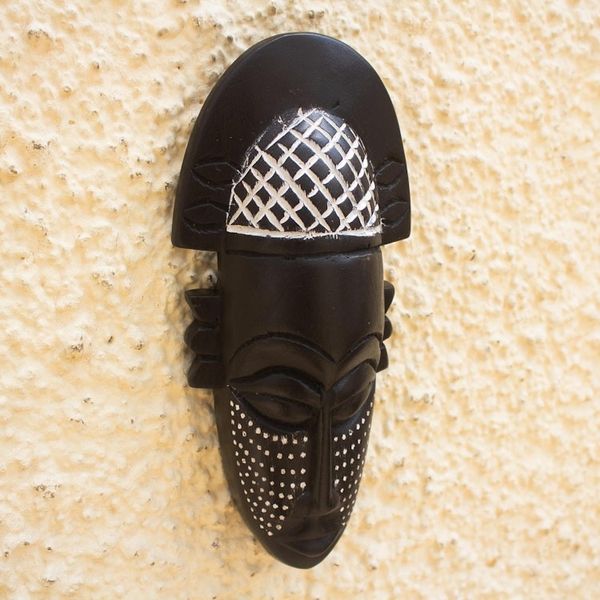 Alternate image for African Handmade Wood Wall Mask Lovely
