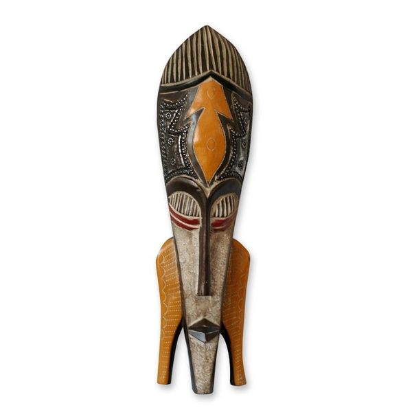 Alternate image for African wood mask Lets Celebrate