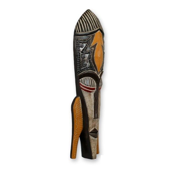 Alternate image for African wood mask Lets Celebrate