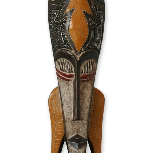 Alternate image for African wood mask Lets Celebrate