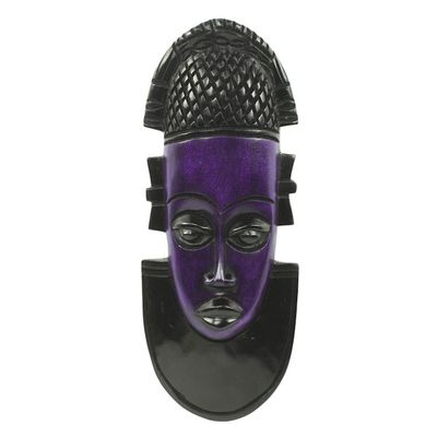 Alternate image for Hand Carved and Painted African Wood Mask Queen Idia