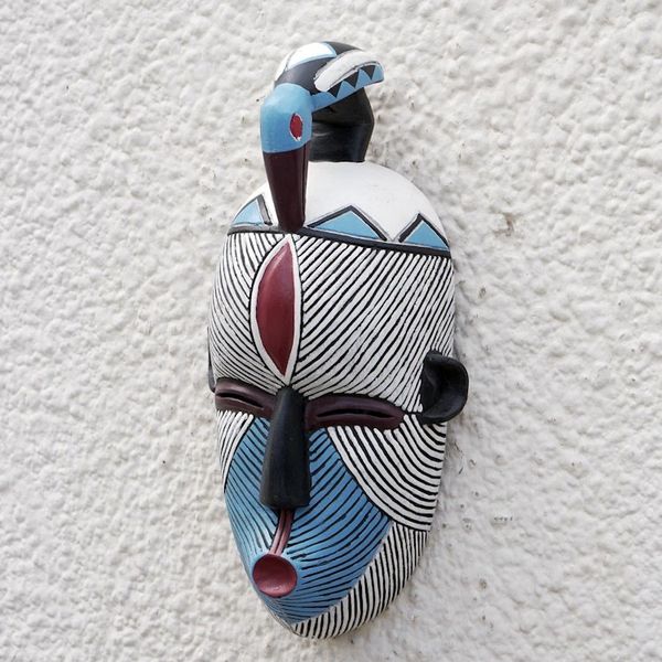 Alternate image for Hand Carved  Hand Painted Sese Wood Songye Mask from Ghana Songye Inspiration