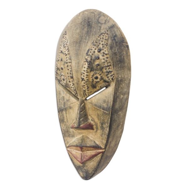 Alternate image for Ewe Wood Mask Brilliant Mind
