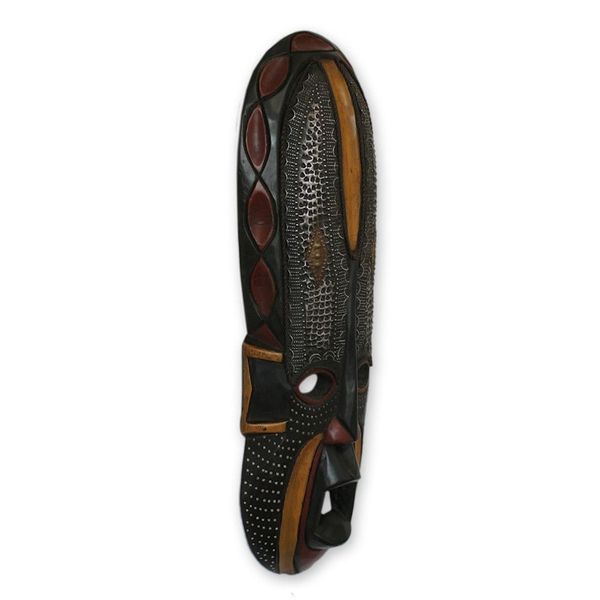 Alternate image for Hand Made African Wood Mask Akan Beauty