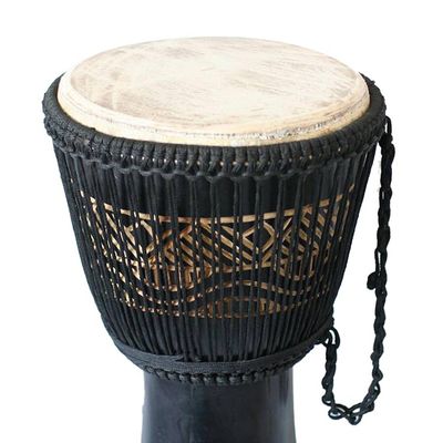 Alternate image for Wood Djembe Drum with Kente Symbols Ultimate