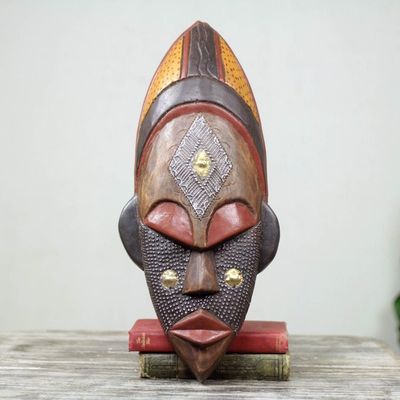 Alternate image for Hand Crafted Ivory Coast Mask Dan Beauty