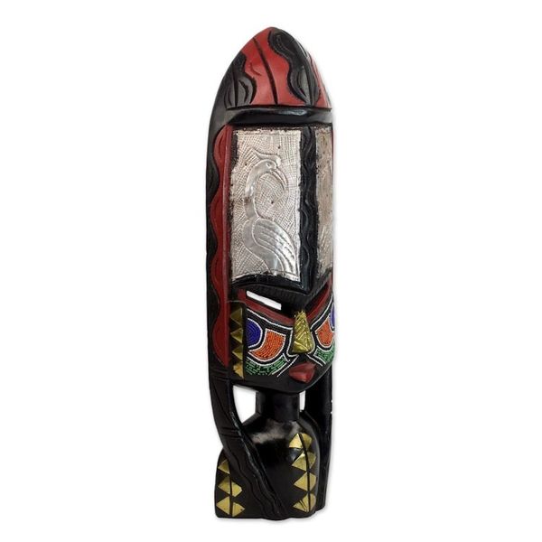 Alternate image for African Wood Mask Shower of Blessings