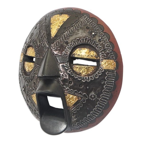 Alternate image for Hand Crafted African Wood Mask Beautiful Soul