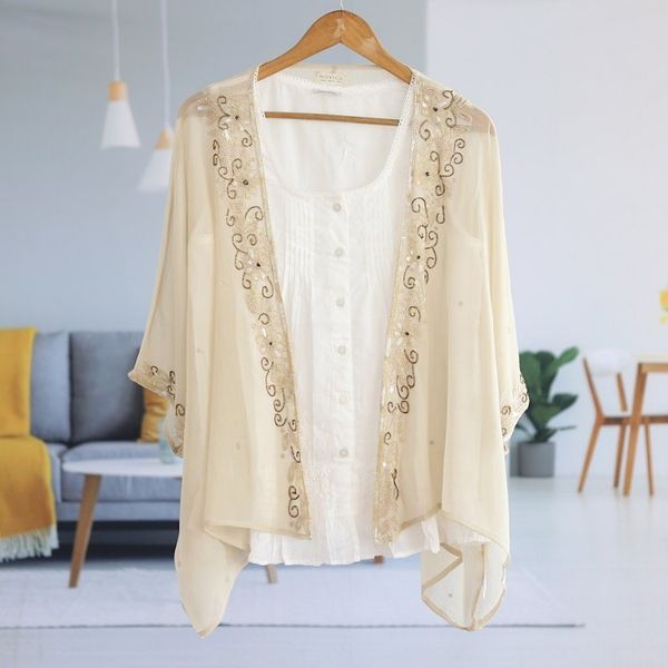 Alternate image for Beaded layering Jacket Jaipur Glam