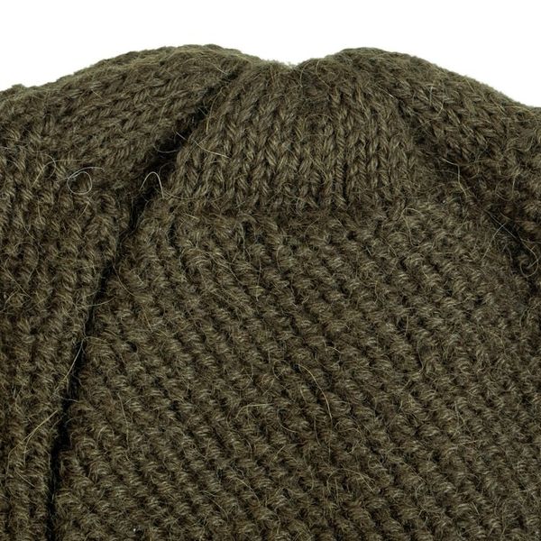 Alternate image for Cable Knit Green 100 Alpaca Hat from Peru Green Paths