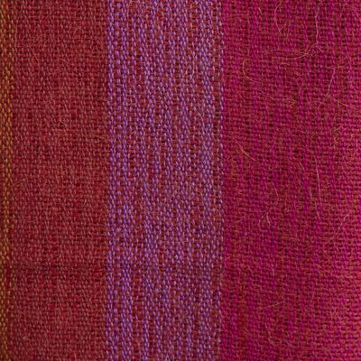 Alternate image for Warm Red-Orange Baby Alpaca and Pima Cotton Scarf Blazing Trails