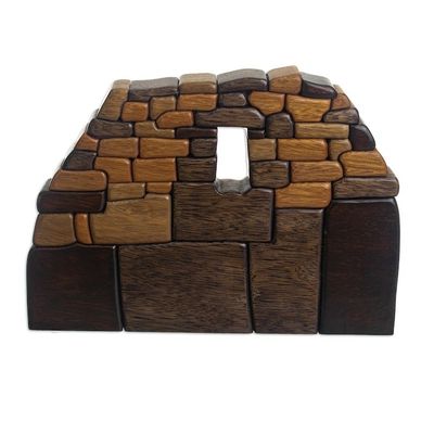 Alternate image for Wood Sculpture with Inca Window Sacsayhuaman Window