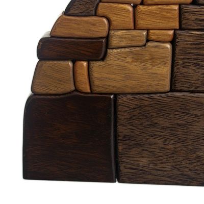 Alternate image for Wood Sculpture with Inca Window Sacsayhuaman Window