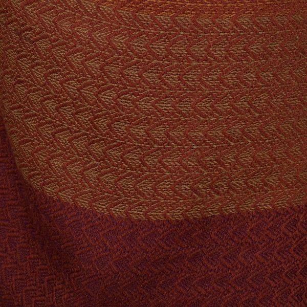 Alternate image for Handwoven Autumn-Colored Baby Alpaca Blend Shawl from Peru Autumn Glory