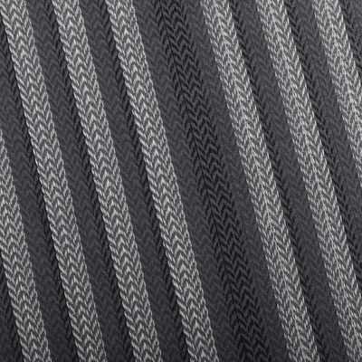 Alternate image for Alpaca Blend Mens Scarf in Pearl Grey and Black from Peru Dark Style