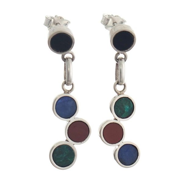 Alternate image for Hand Crafted Gemstone Dangle Earrings Miraflores Cascade