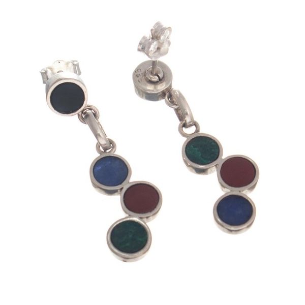 Alternate image for Hand Crafted Gemstone Dangle Earrings Miraflores Cascade