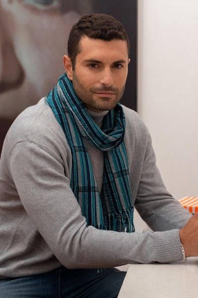 Alternate image for Hand Loomed Baby Alpaca Scarf Huancayo Heritage