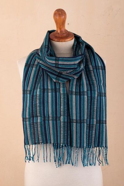 Alternate image for Hand Loomed Baby Alpaca Scarf Huancayo Heritage