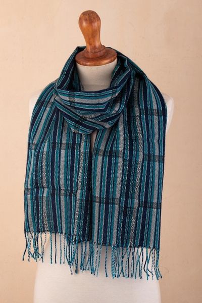 Alternate image for Hand Loomed Baby Alpaca Scarf Huancayo Heritage