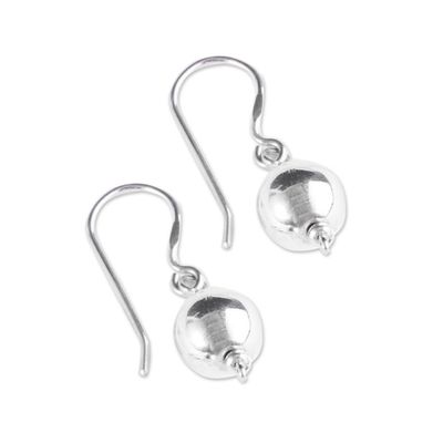 Alternate image for Polished Sterling Silver Handcrafted Dangle Earrings Eternal Moonlight