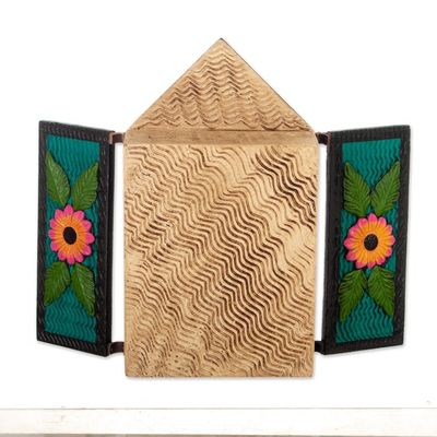 Alternate image for Day of the Dead Style Afterlife Wedding Ceramic Retablo Together until the End