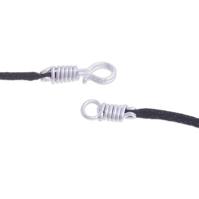 Alternate image for Guacayan Wood Cat Pendant Necklace from Peru Obedient Cat