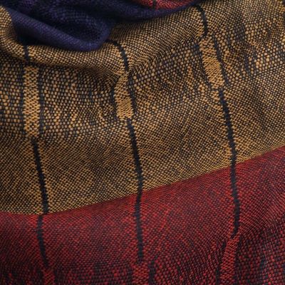 Alternate image for 100 alpaca shawl Dahlias of Tarma