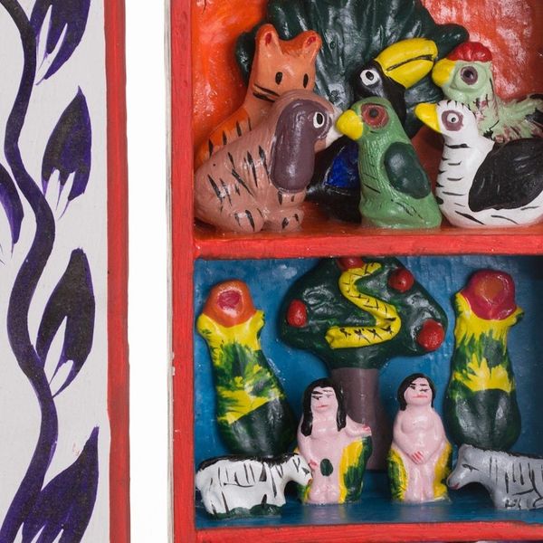 Alternate image for Handcrafted Religious Retablo Diorama Andean Folk Art Scenes from My Land