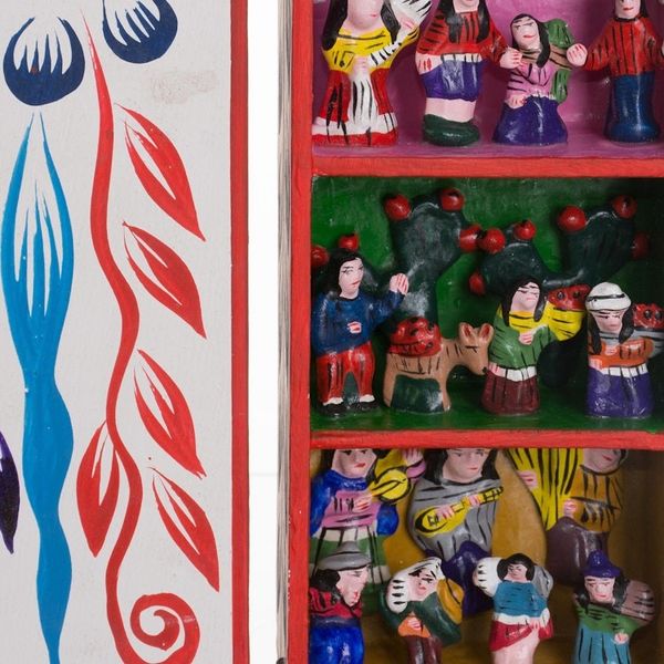 Alternate image for Handcrafted Religious Retablo Diorama Andean Folk Art Scenes from My Land