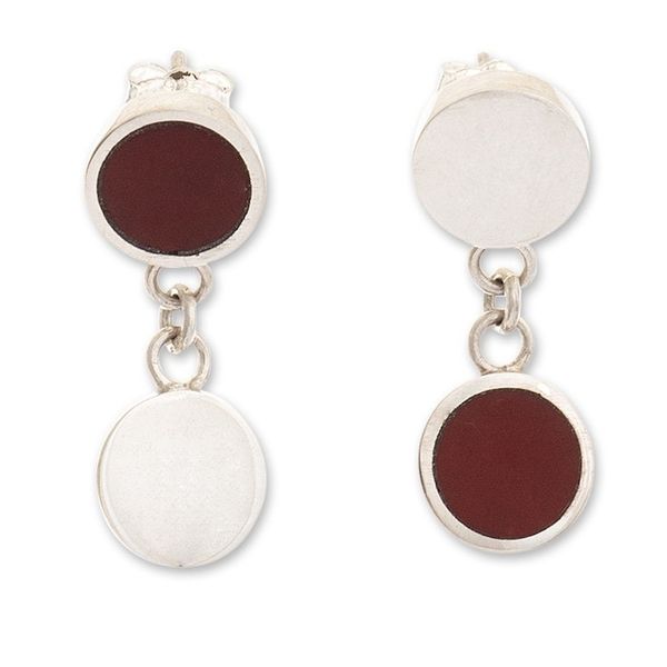 Alternate image for Inlaid Jasper Dangle Earrings Starting Point