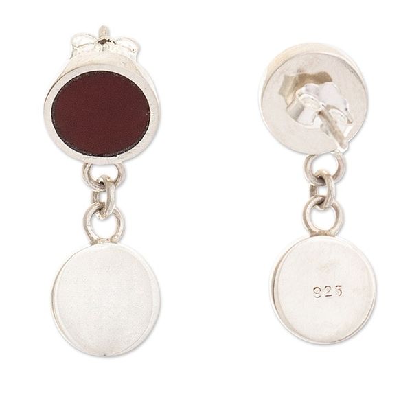 Alternate image for Inlaid Jasper Dangle Earrings Starting Point