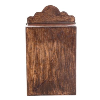 Alternate image for Handmade Folk Art Retablo Sculpture of the Virgen del Carmen Our Lady of Mount Carmel