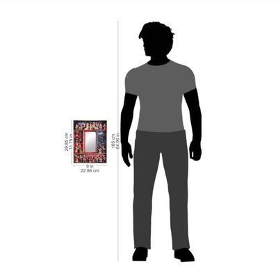 Alternate image for Hand Made Folk Art Mirror from Peru Little Carnaval