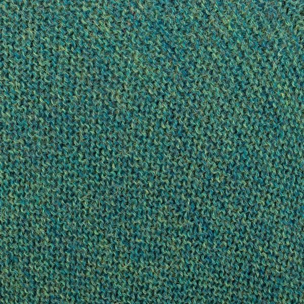 Alternate image for Green 100 Alpaca Poncho Crafted in Peru Embracing Forest