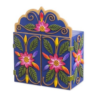 Alternate image for Wood and Ceramic Nativity Scene Retablo from Peru Wonderful Nativity