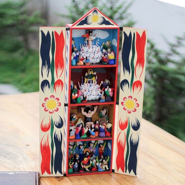 Alternate image for Handcrafted Christian Theme Easter Retablo Diorama Holy Week