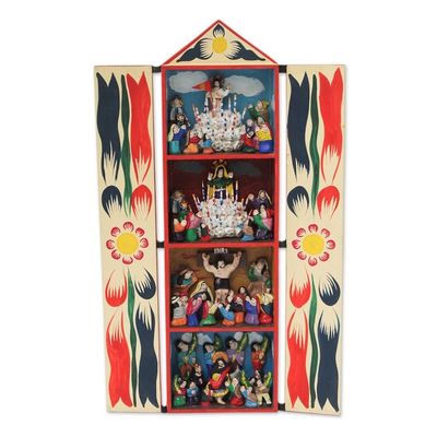 Alternate image for Handcrafted Christian Theme Easter Retablo Diorama Holy Week