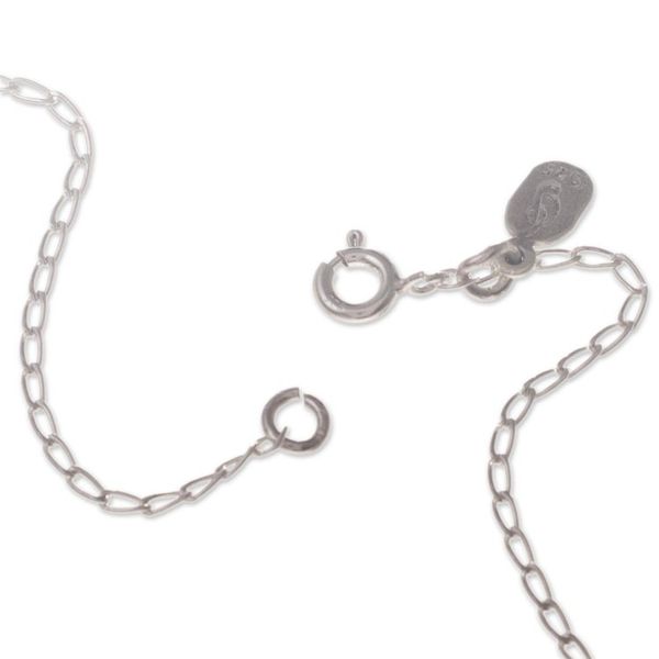 Alternate image for Yellow Onyx and Sterling Silver Pendant Necklace Miraflores Memories
