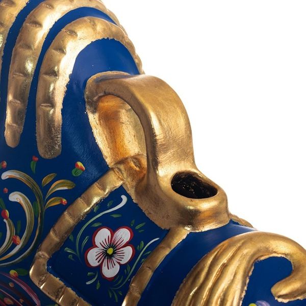 Alternate image for Handmade Ceramic Bull Sculpture Big Pucar Bull in Blue