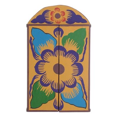 Alternate image for Folk Art Wood Retablo Sculpture from Peru Yawar Fiesta